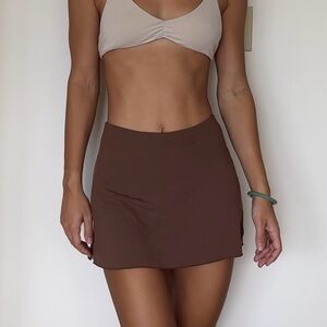 Indigo Luna Brown Skort